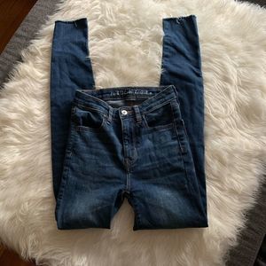 American eagle outfitters super high rise jegging crop